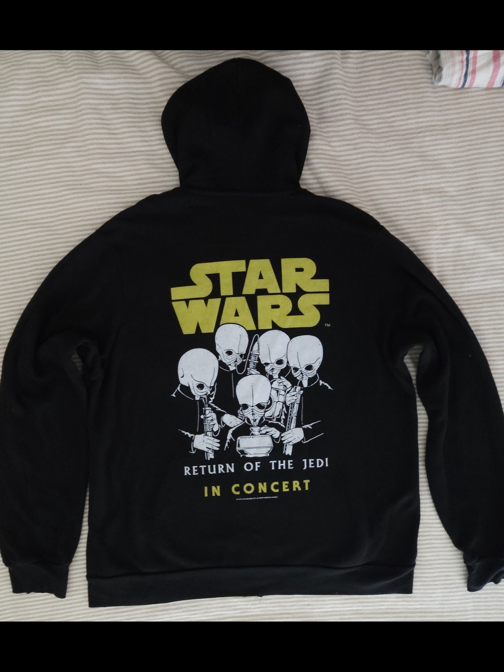 Star Wars "Return of the Jedi" In Concert Black Graphic Hoodie